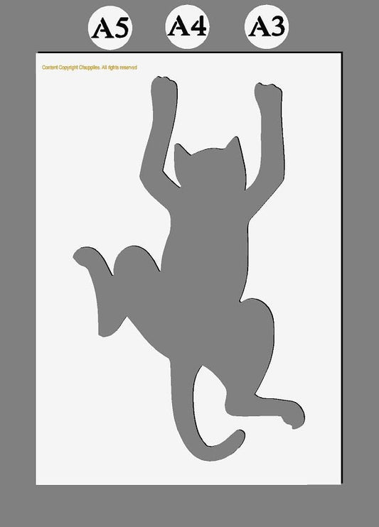 Kitten/Cat Mylar Stencil