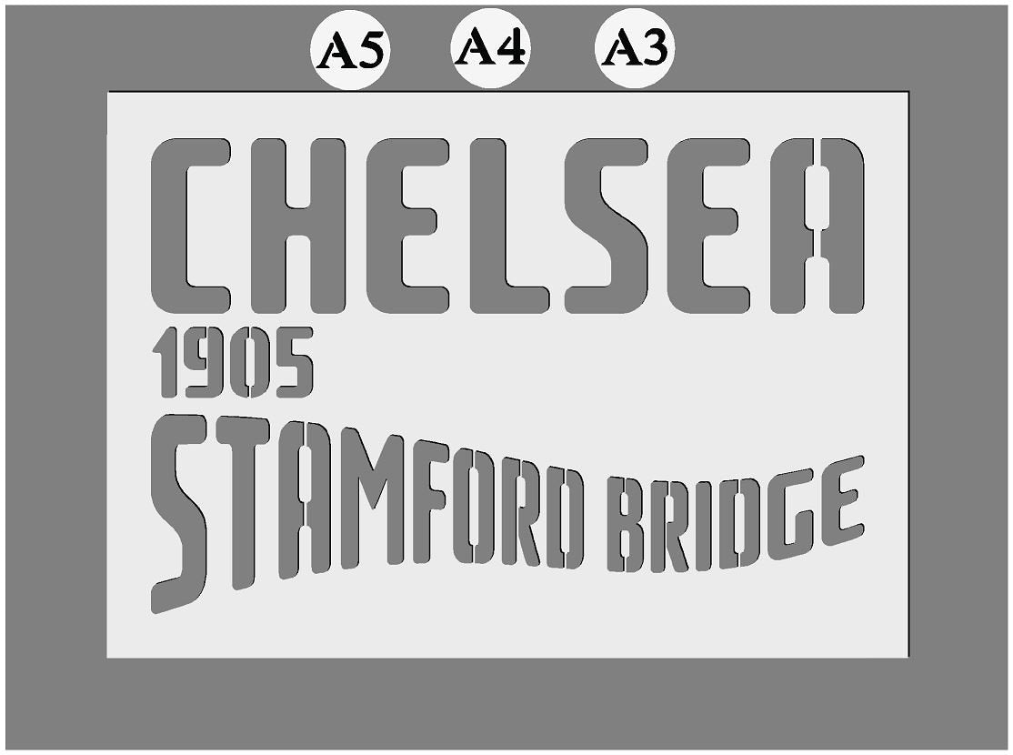 Football Club of your choice Mylar Stencil